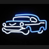 57 Chevy Car Neon Auto Sign