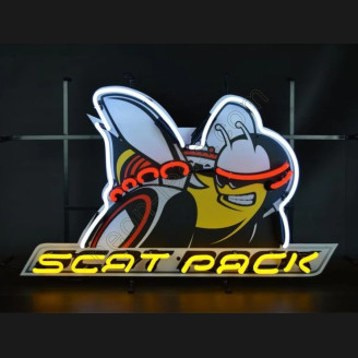 Dodge Scat Pack Neon Auto Sign