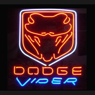 Dodge Viper Neon Auto Sign