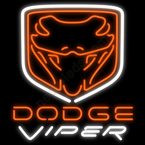 Dodge Viper Neon Auto Sign