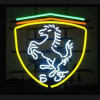 Ferrari F1 racing neon auto sign