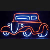 1934 Red Ford Auto Neon Sign