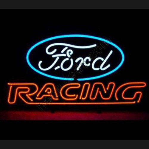 Ford Racing Neon Auto Sign Ford Racing Neon Auto Sign