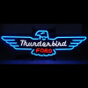 Thunderbird Ford Neon Auto Sign