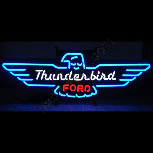 Thunderbird Ford Neon Auto Sign