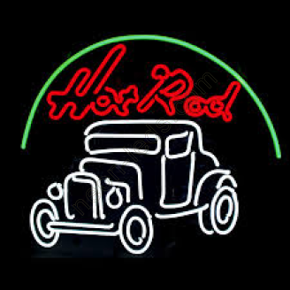 HOT Rod Neon Auto Sign