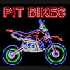 PIT BIKES Neon Auto Sign