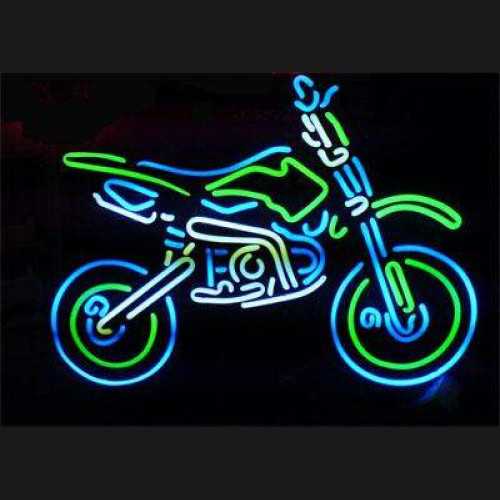 Garage Neon Motorcycle Sign
