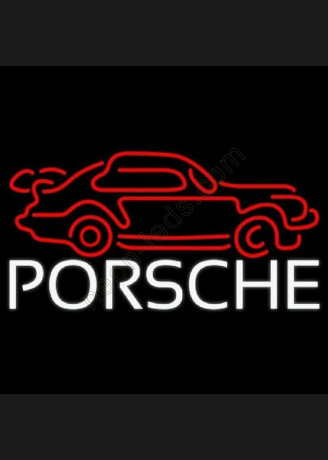 Porsche Car Handmade Art Neon Auto Sign