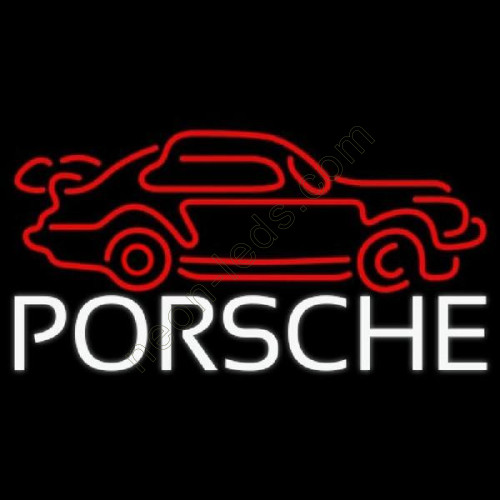 Porsche Car Handmade Art Neon Auto Sign Porsche Car Handmade Art Neon Auto Sign