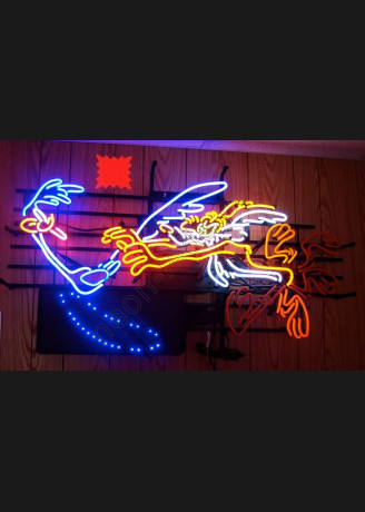 Road Runner Garage Neon Auto Sign
