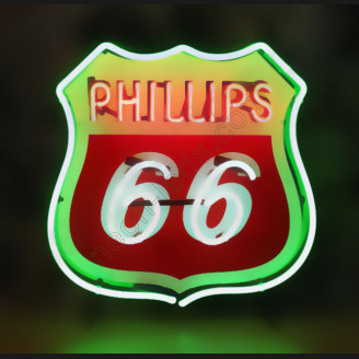 Phillips 66 neon auto sign