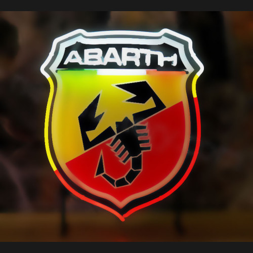 Abarth neon auto sign