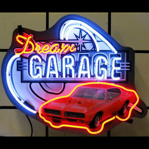 Dream Garage GTO Neon Auto Sign