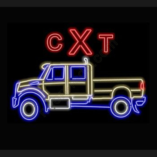 CXT car neon auto sign