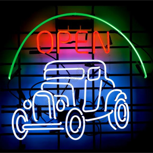 Vintage Auto Neon Auto Sign Vintage Auto Neon Auto Sign