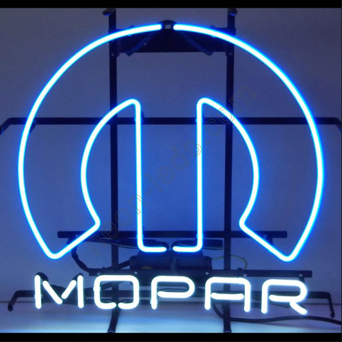 Mopar Logo Neon Auto Sign