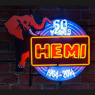 Hemi Neon Auto Sign