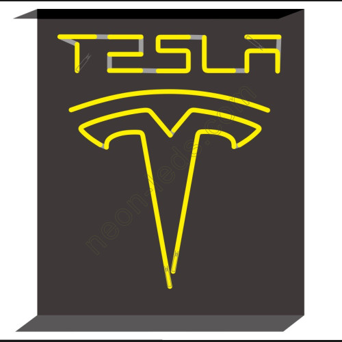 Tesla Auto Neon Auto Sign