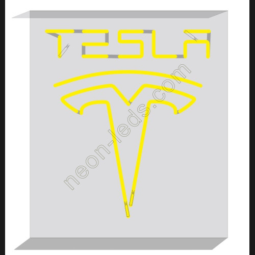 Tesla Auto Neon Auto Sign