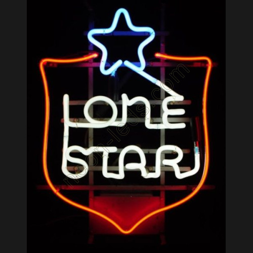 Lone Star Neon Beer Sign