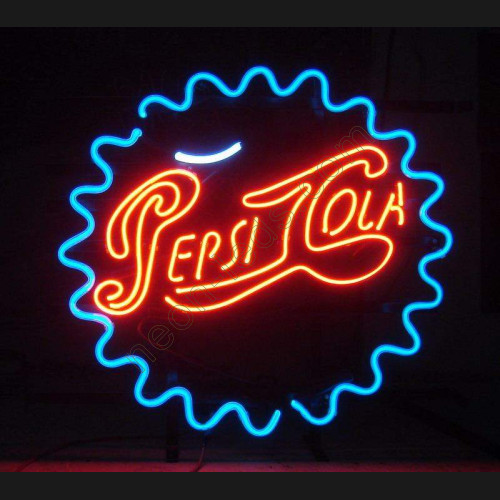 Pepsi Bottle Cap Neon Sign Pepsi Bottle Cap Neon Sign