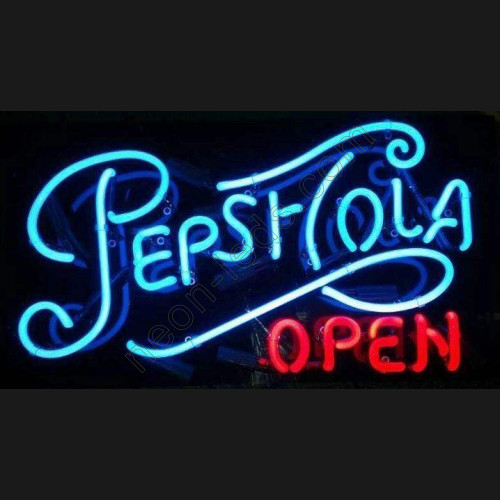 Drink Pepsi Cola Neon Open Sign Drink Pepsi Cola Neon Open Sign