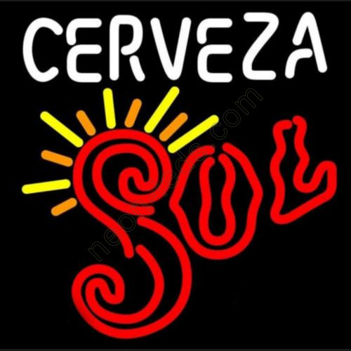 Cerveza neon beer sign Cerveza neon beer sign