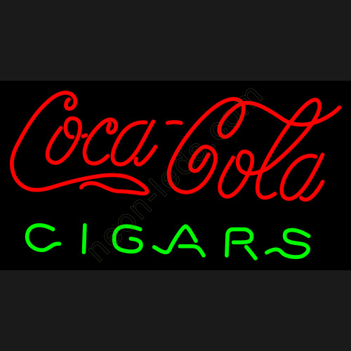 Coca Cola Cigars Neon Beer Sign Coca Cola Cigars Neon Beer Sign