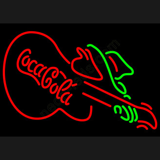Coca Cola Green Neon Beer Sign