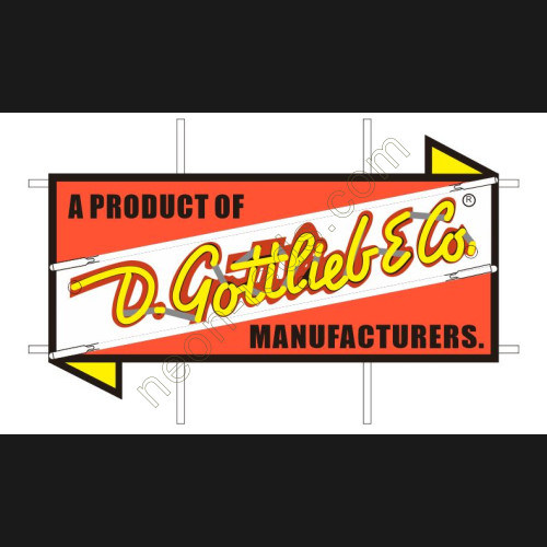 Gottlieb Neon Sign