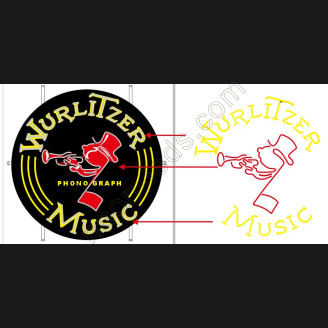 Wurlitzer Music Neon Sign
