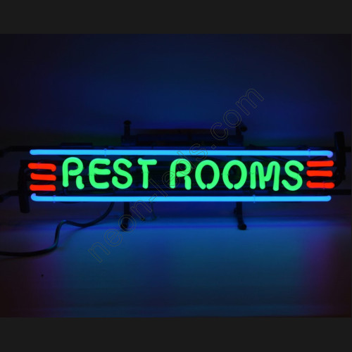 RESTROOMS NEON SIGN RESTROOMS NEON SIGN