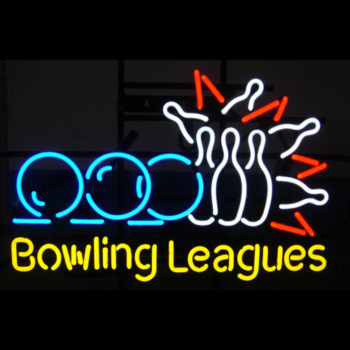 Bowling Leagues Neon Sign