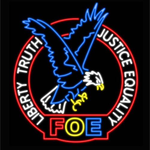 Foe Eagle Auxiliary Neon Sign
