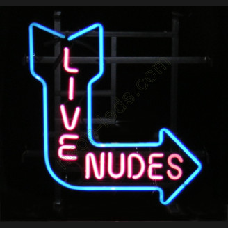 Live NUDES Neon Sign