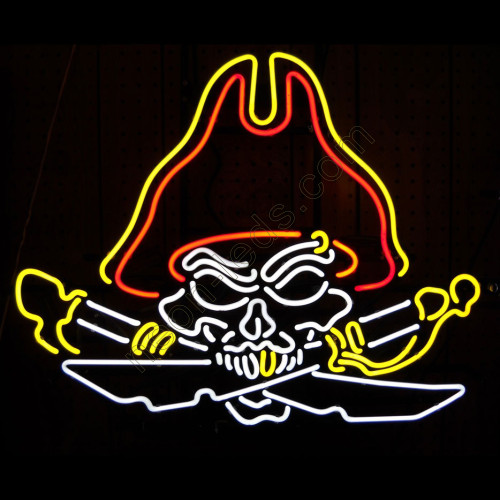 Pirate Skull Neon Sign Pirate Skull Neon Sign