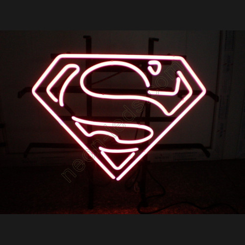 Super Man Logo Neon Sign Super Man Logo Neon Sign