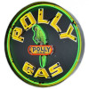Polly Gas Neon Sign in steel can