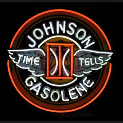 Johnson Gasoline Neon Sign