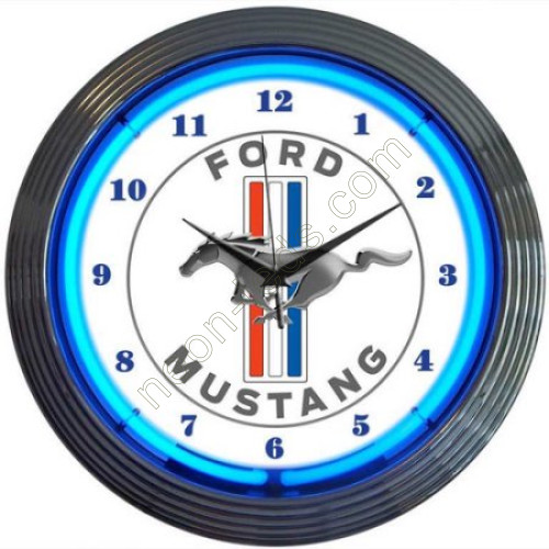 Ford mustang neon clock Ford mustang neon clock