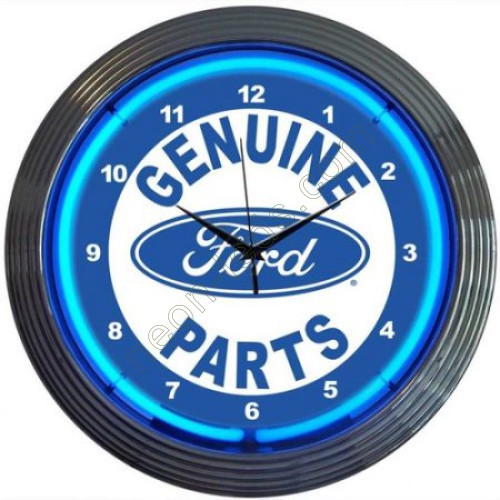 Genuine Ford Parts Neon Clock Genuine Ford Parts Neon Clock
