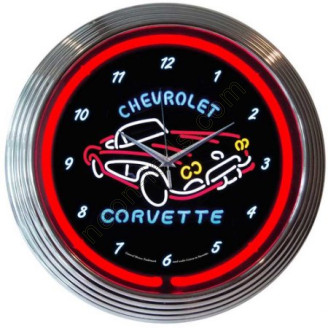 Corvette Neon Clock