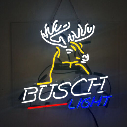 Busch neon beer sign Busch neon beer sign