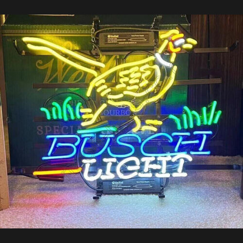 Busch Light neon beer sign