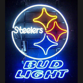 Bvd Light Pittsburgh Steelers neon beer sign