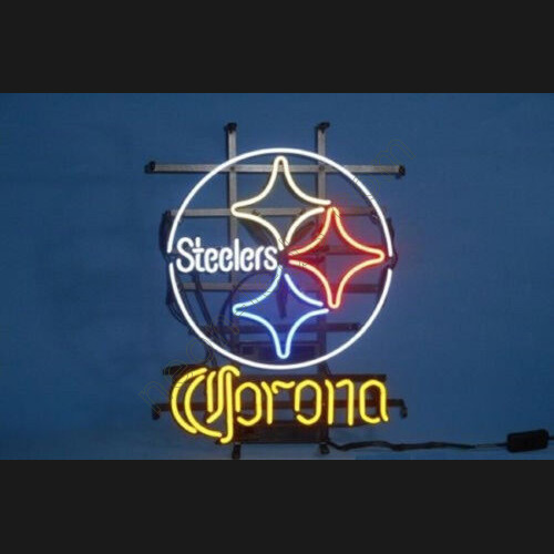 Corona Pittsburgh Steelers Neon Sign Corona Pittsburgh Steelers Neon Sign