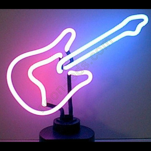 GUITAR NEON SCULPTURE GUITAR NEON SCULPTURE