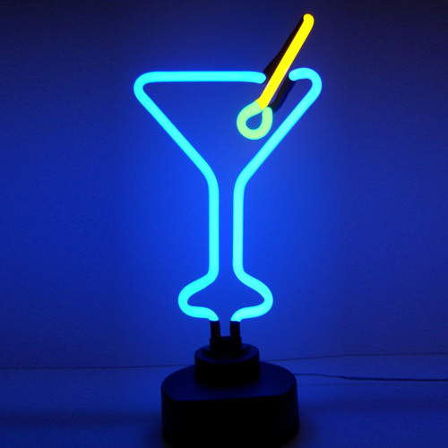 Martini Glass Neon Sculpture Martini Glass Neon Sculpture