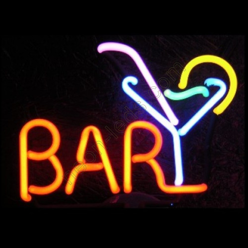 Bar martini neon sculpture Bar martini neon sculpture